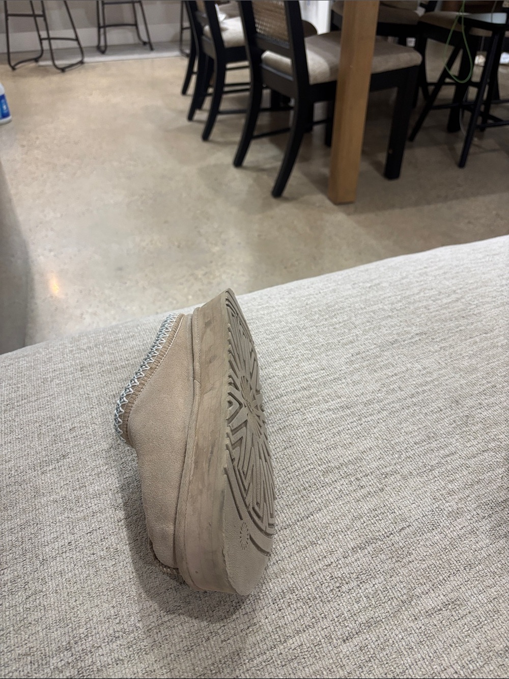 UGG Women's Slip-On Cozy Shearling Mule - Sand - Picture 5 of 9